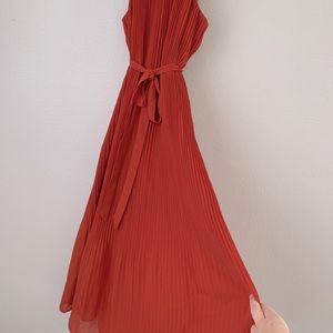 BURNT ORANGE DRESS